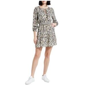 Theory Silk Floral Drawstring Waist Dress
Size M